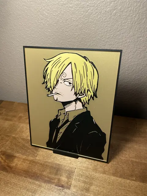 HueForge model: New Sanji by Cloudy Nostalgia