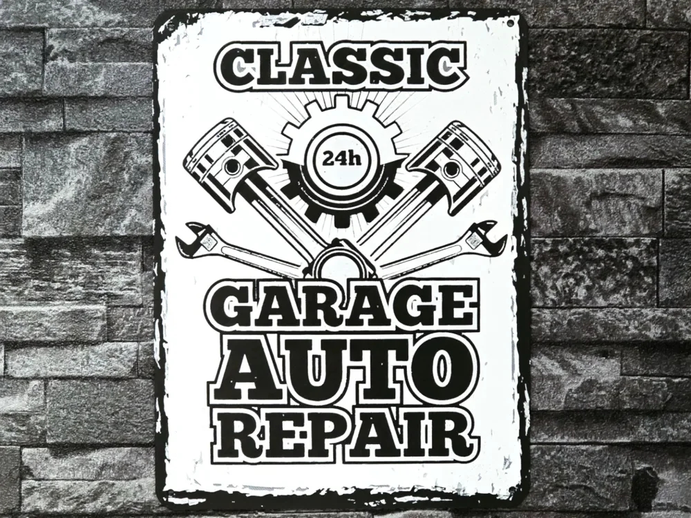 Hueforge Vintage Auto Garage Repair 2 color !!! by StefBull85 HueForge model: Hueforge Vintage Auto Garage Repair 2 color !!! by StefBull85