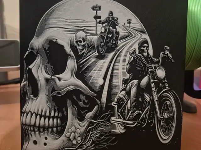 HueForge model: skull rider hueforge by Buntsta