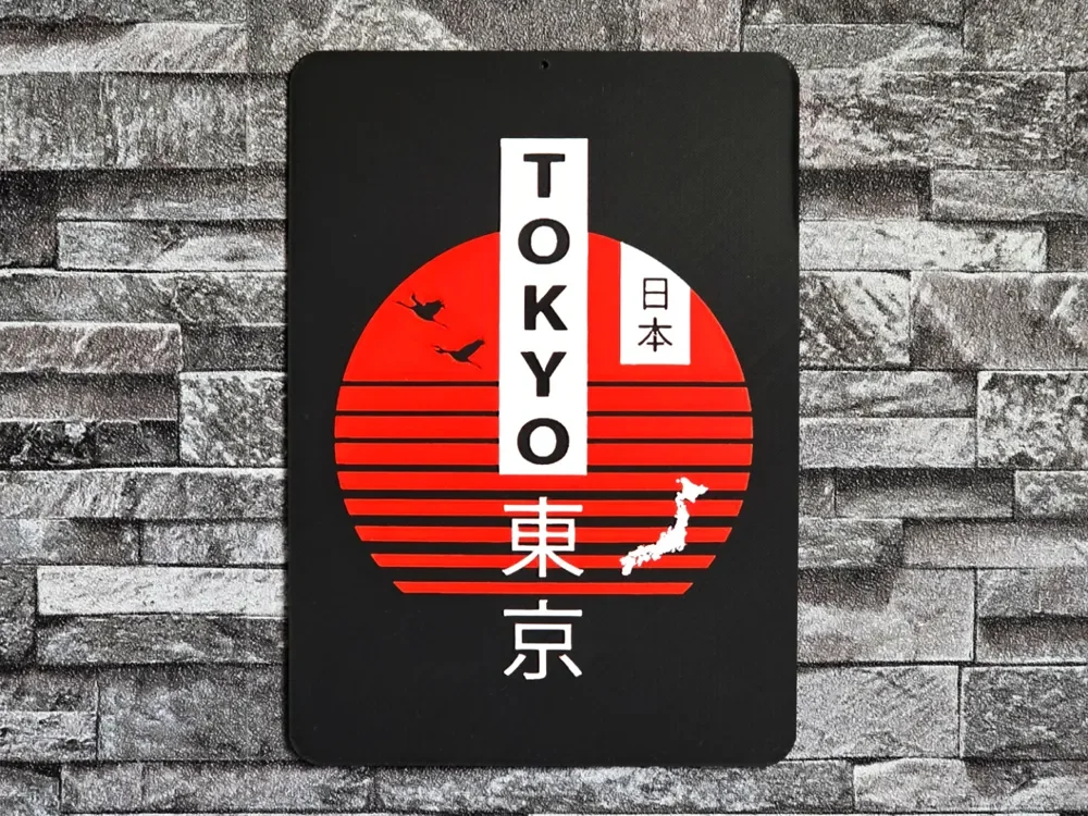 Hueforge Tokyo by StefBull85 HueForge model: Hueforge Tokyo by StefBull85