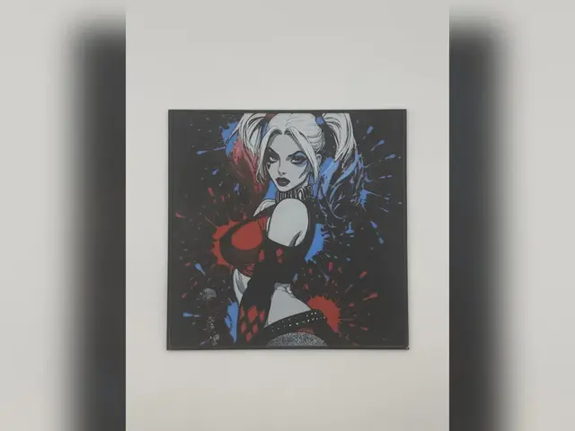 Harley Quinn Paint Splash HueForge Print