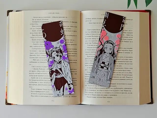 HueForge model: Nezuko & Shinobu - Demon Slayer Bookmark Set 4/8 by C3D