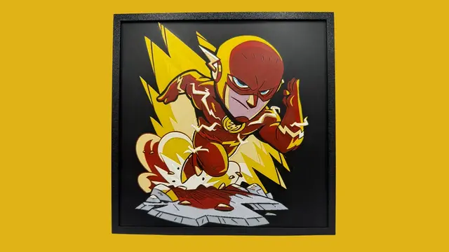 HueForge model: Flash by BusyKikiBee