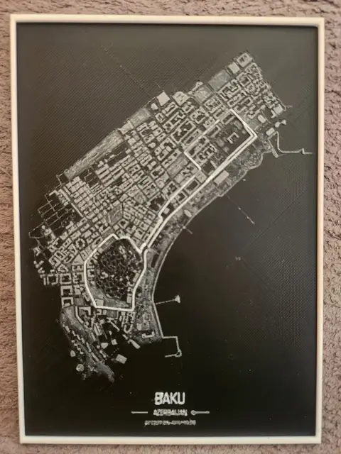 HueForge model: Baku Circuit F1 - HueForge by keko