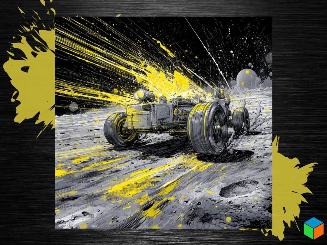 Moon Rover by 3D Prints By Vic HueForge model: Moon Rover by 3D Prints By Vic