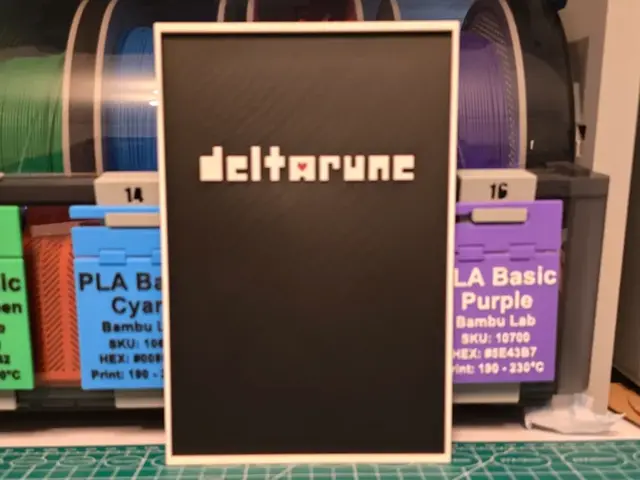 Deltarune Poster - Hueforge Art