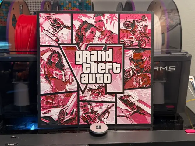 HueForge model: GTA 6 Game Cover HueForge by liv_3d