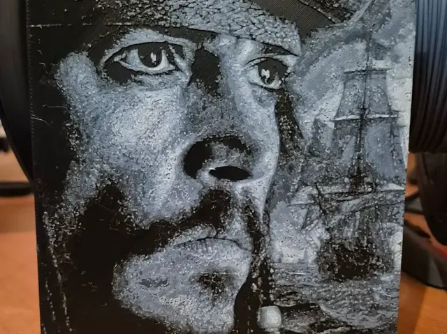 HueForge model: jack sparrow hueforge by Buntsta
