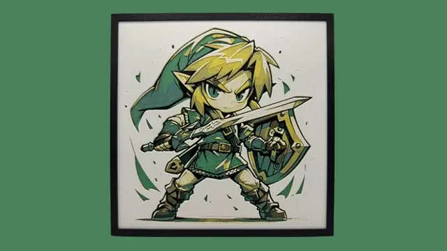 HueForge model: Link Chibi Edition - Legend of Zelda Hueforge by Canadian Gamer