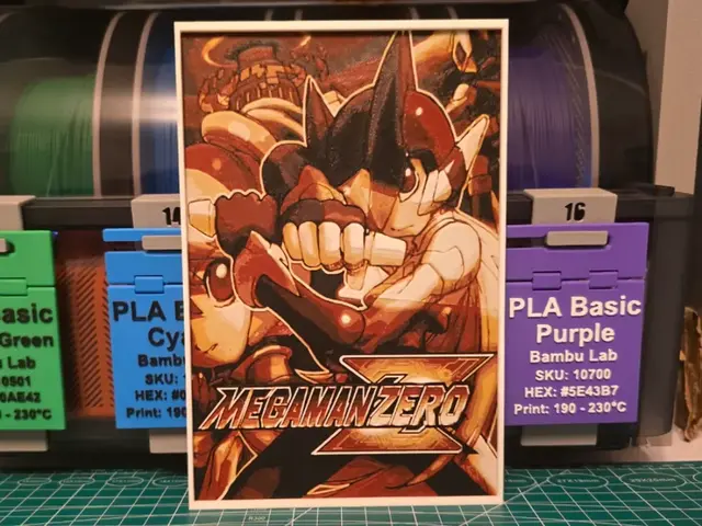 Mega Man Zero Game Poster - Hueforge Art