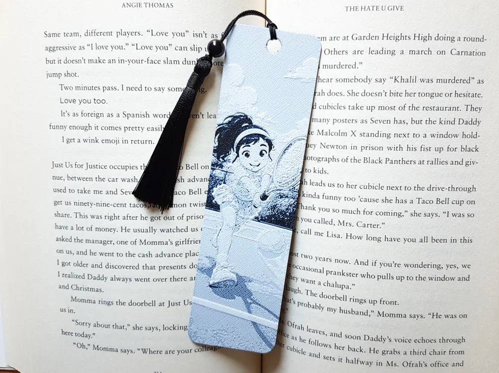 Bookmark, Tennis Girl by Dame Jo HueForge model: Bookmark, Tennis Girl by Dame Jo