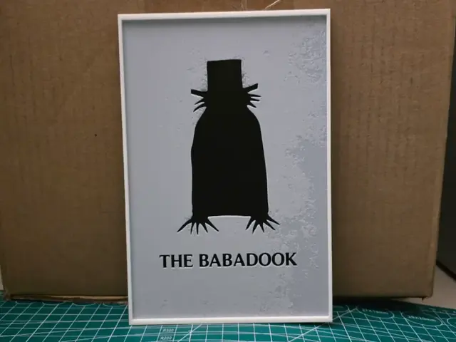 HueForge model: The Babadook Movie Poster - Hueforge Art by Lumpy3D