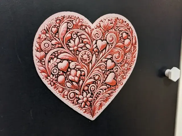 HueForge model: Heart valentines day Hueforge by Seb3D