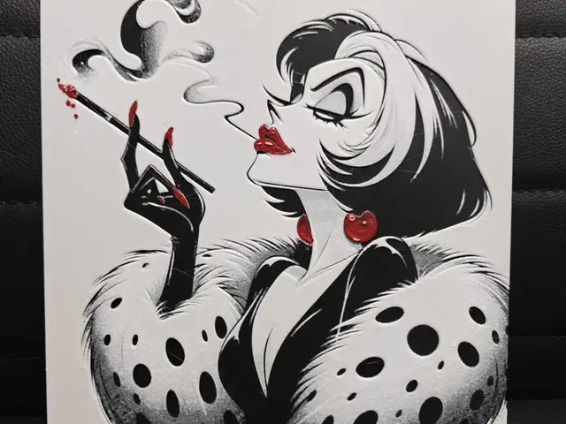 HueForge model: Cruella De Vil by TheHueforgeLady