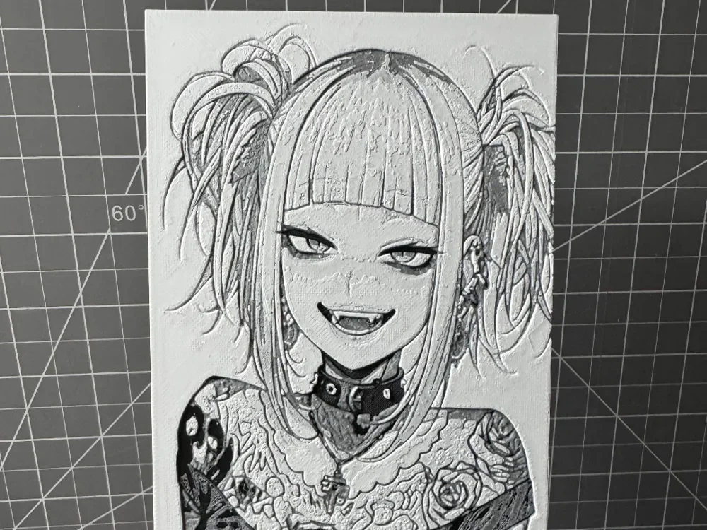 Hueforge of Cute goth Himiko Toga my hero academia by SBC Creations HueForge model: Hueforge of Cute goth Himiko Toga my hero academia by SBC Creations