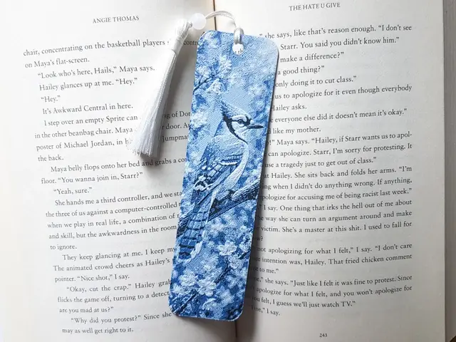 Bookmark, Blue Jay, Bird