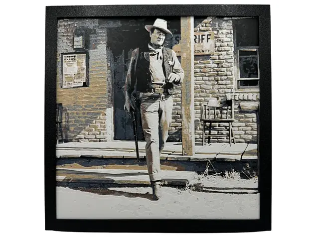 HueForge model: John Wayne - Cowboy Movie by Canadian Gamer