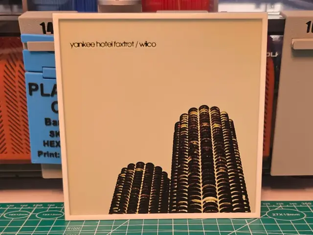 HueForge model: Wilco "Yankee Hotel Foxtrot" Album - Hueforge Art by Lumpy3D