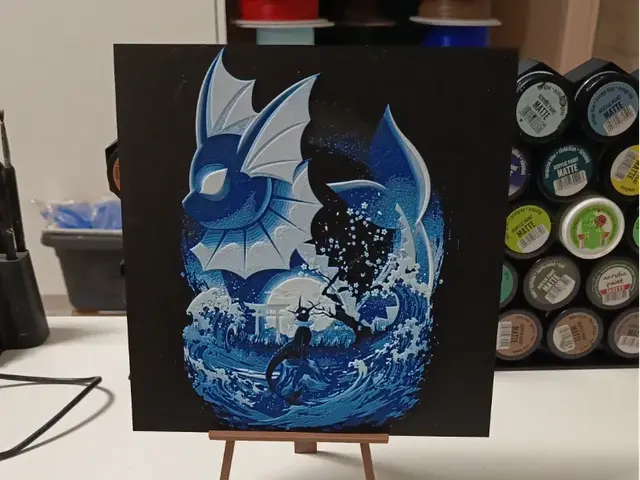 Pokemon Vaporeon Hueforge