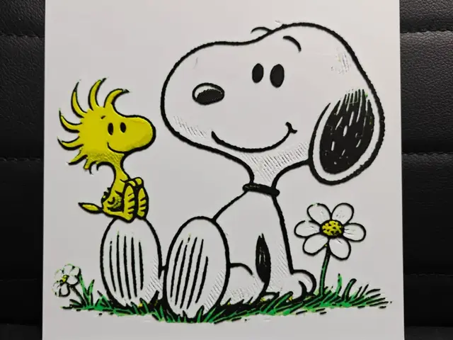 HueForge model: Snoopy & Woodstock Peanuts by TheHueforgeLady