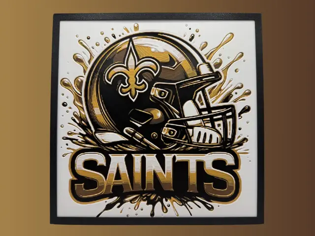 HueForge model: New Orleans Saints - NFL Helmet Hueforge by Canadian Gamer