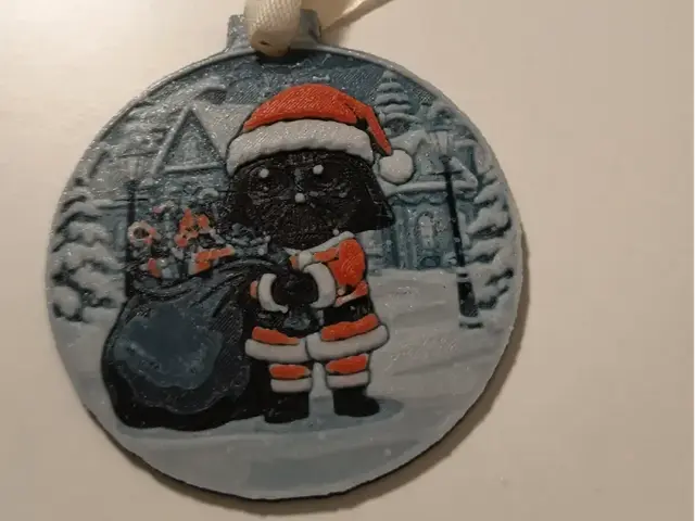 Christmas ornament hueforge Darth Vader Star Wars
