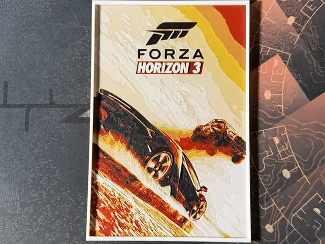 HueForge model: Forza Horizon 3 - HueForge Game by ZorPrime7