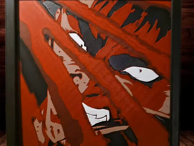 HueForge model: Guts Bloodshed During Battle by Side Quest Hues