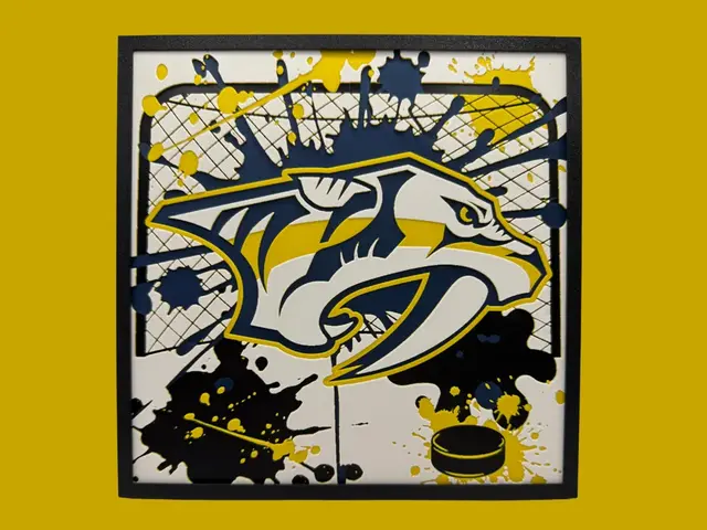 HueForge model: Nashville Predators - Series 2 - NHL Hueforge by Canadian Gamer