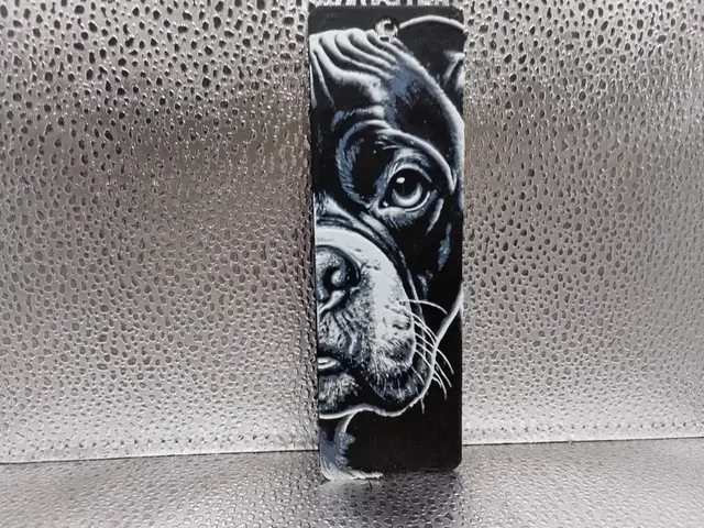 HueForge model: American Bully Bookmark – Hueforge by Borishotch Industries