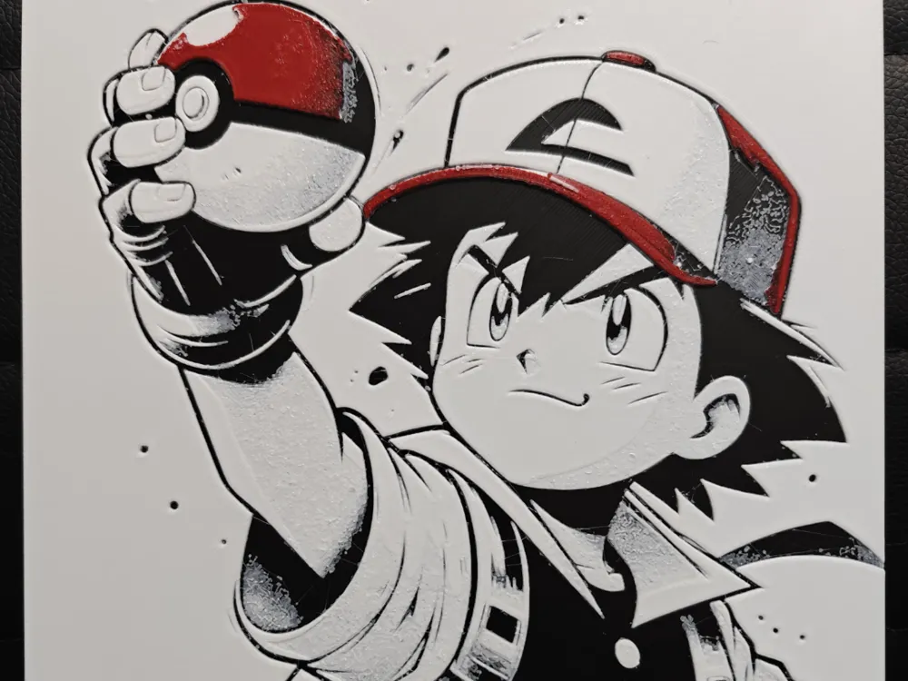 Ash Ketchum by TheHueforgeLady HueForge model: Ash Ketchum by TheHueforgeLady