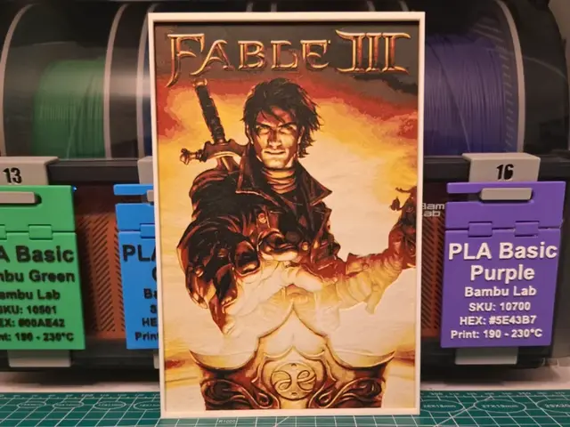 HueForge model: Fable III Game Poster - Hueforge Art by Lumpy3D