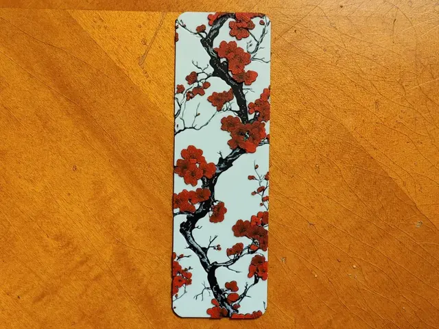 Japanese Cherry Blossom Tree Bookmark - Hueforge