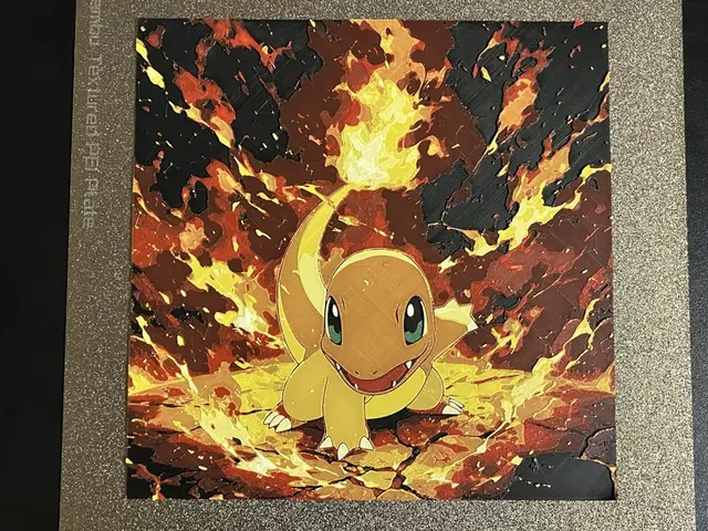 HueForge model: Charmander Pokemon Hueforge by FantasyZ