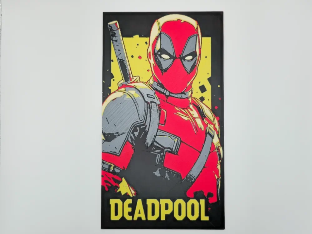 DeadPool by Kactus Fpv HueForge model: DeadPool by Kactus Fpv