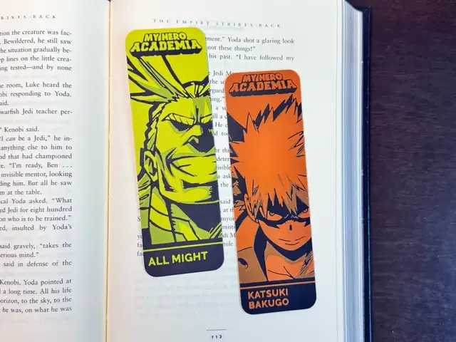HueForge model: My Hero Academia Bookmarks  - All Might and Bakugo by Artful Creator