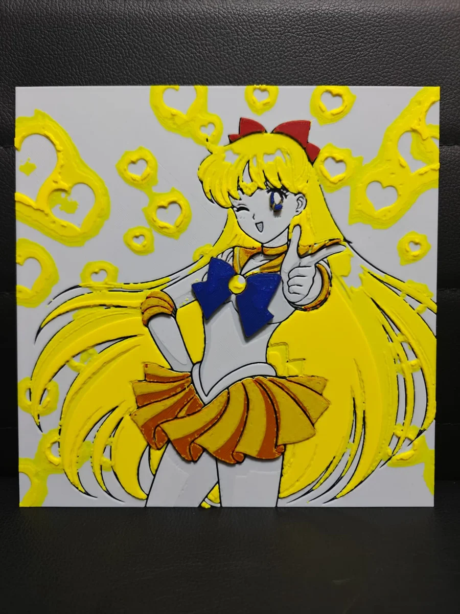 Sailor Venus by TheHueforgeLady HueForge model: Sailor Venus by TheHueforgeLady