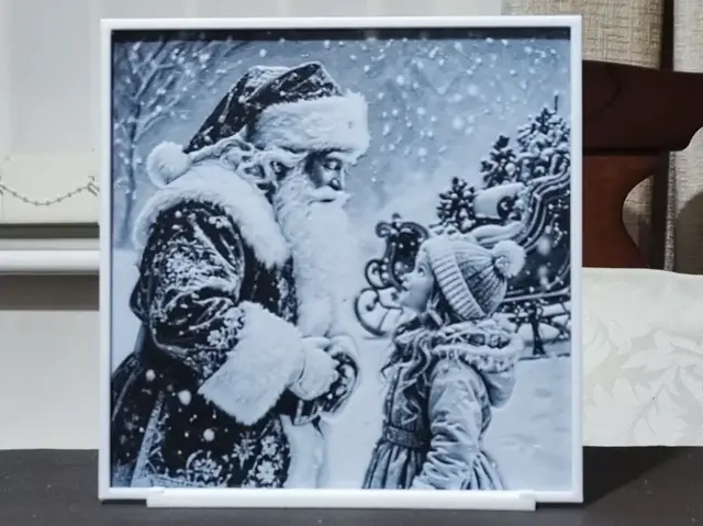 HueForge model: A Christmas Wish - HueForge 2 Color by BoDad