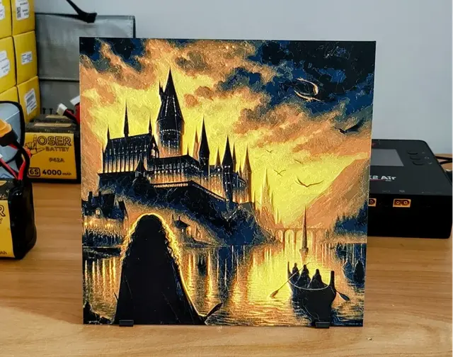 HueForge model: Harry Potter sunset Hueforge by enricoRE
