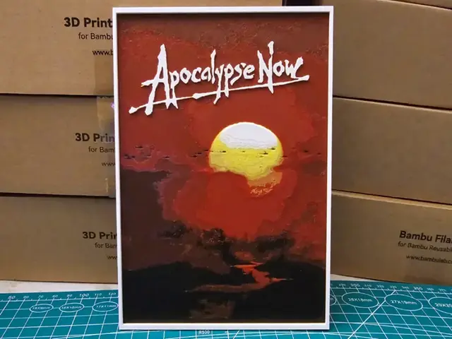 HueForge model: Apocalypse Now Movie Poster - Hueforge Art by Lumpy3D