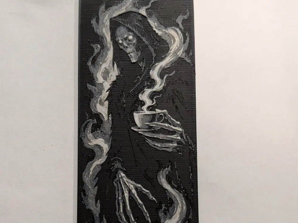Suriel ACOTAR bookmark by CommandersVault HueForge model: Suriel ACOTAR bookmark by CommandersVault