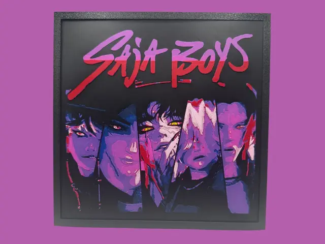 HueForge model: Saja Boys - KPop Demon Hunters by Canadian Gamer