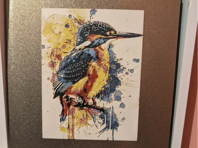 Kingfisher bird - Hueforge