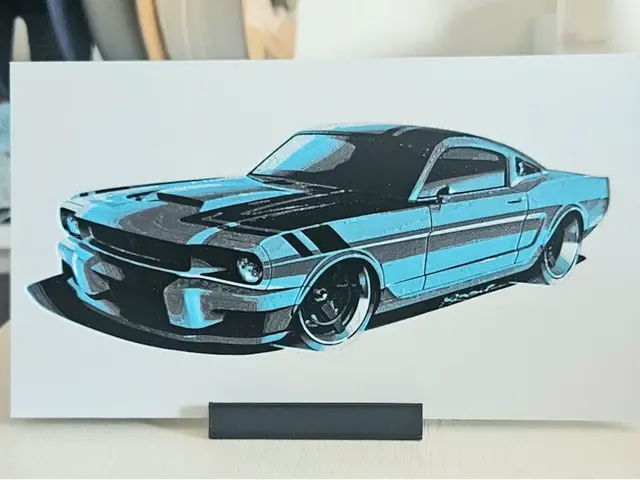 HueForge model: Mustang by Mano's 3d_Art