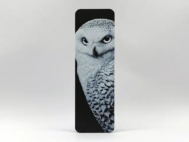 HueForge model: Snowy Owl Bookmark 3 - Hueforge by Sarge
