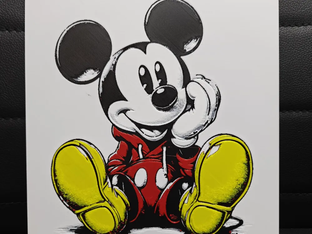 Mickey Mouse by TheHueforgeLady HueForge model: Mickey Mouse by TheHueforgeLady