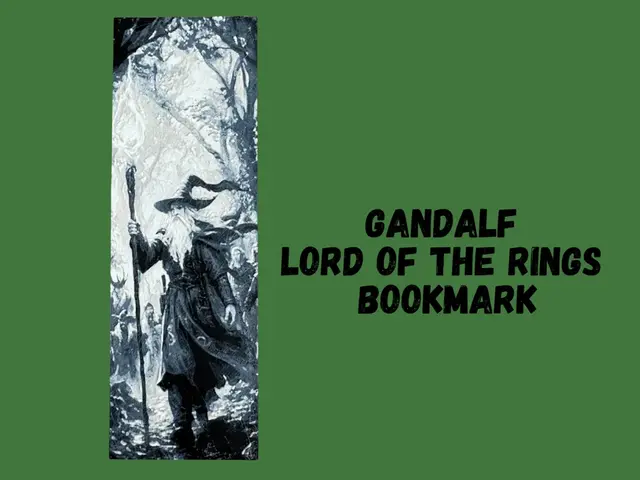 HueForge model: Gandalf the Gray - Lord of the Rings Bookmark by Canadian Gamer