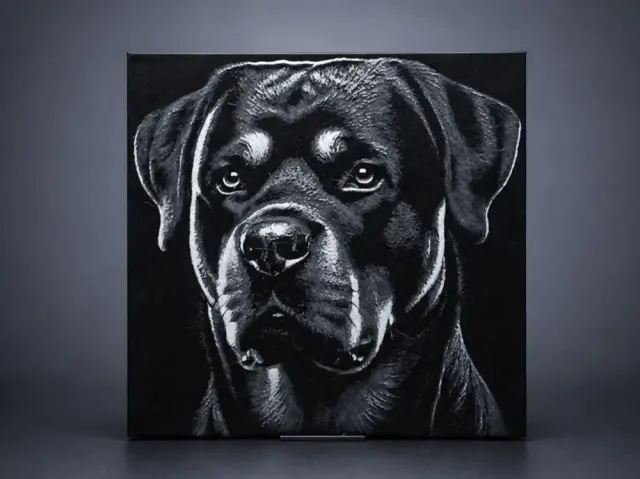 HueForge model: Rottweiler dog by Aleksandr