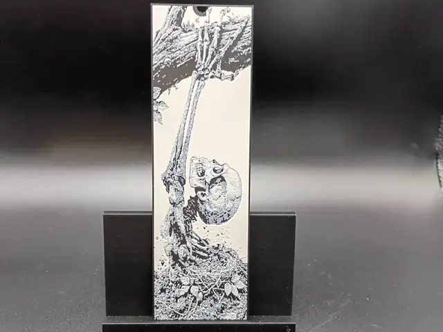 HueForge model: Skeleton - Ossuary Ascent by 3djd