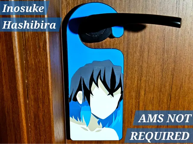 HueForge model: Inosuke Hashibira- Demon Slayer Door Hangers by C3D